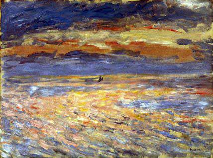 Pierre-Auguste Renoir Sunset at Sea